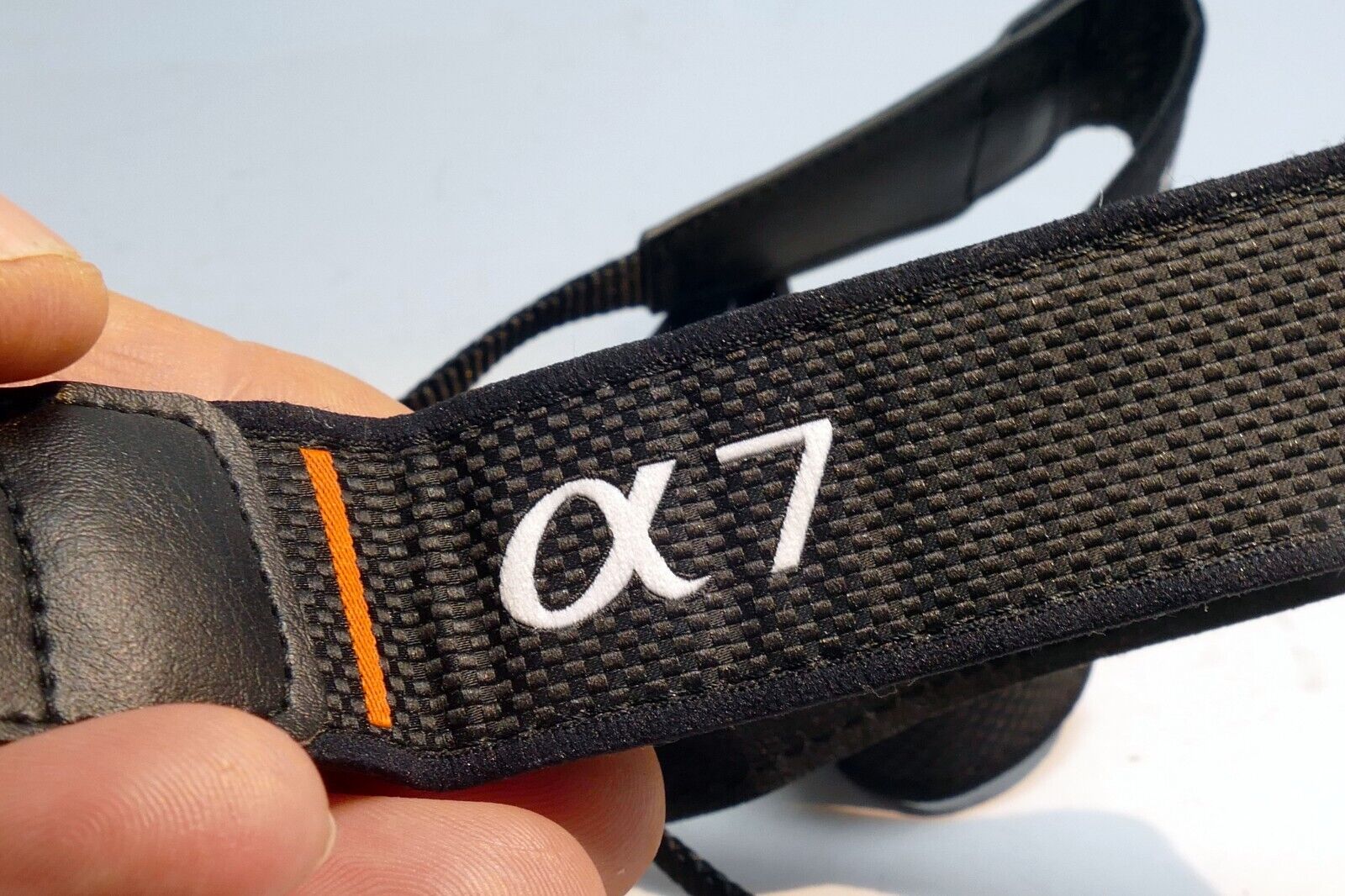 Sony Alpha a7 Shoulder Camera  Strap Checkered pattern canvas -  Genuine OEM