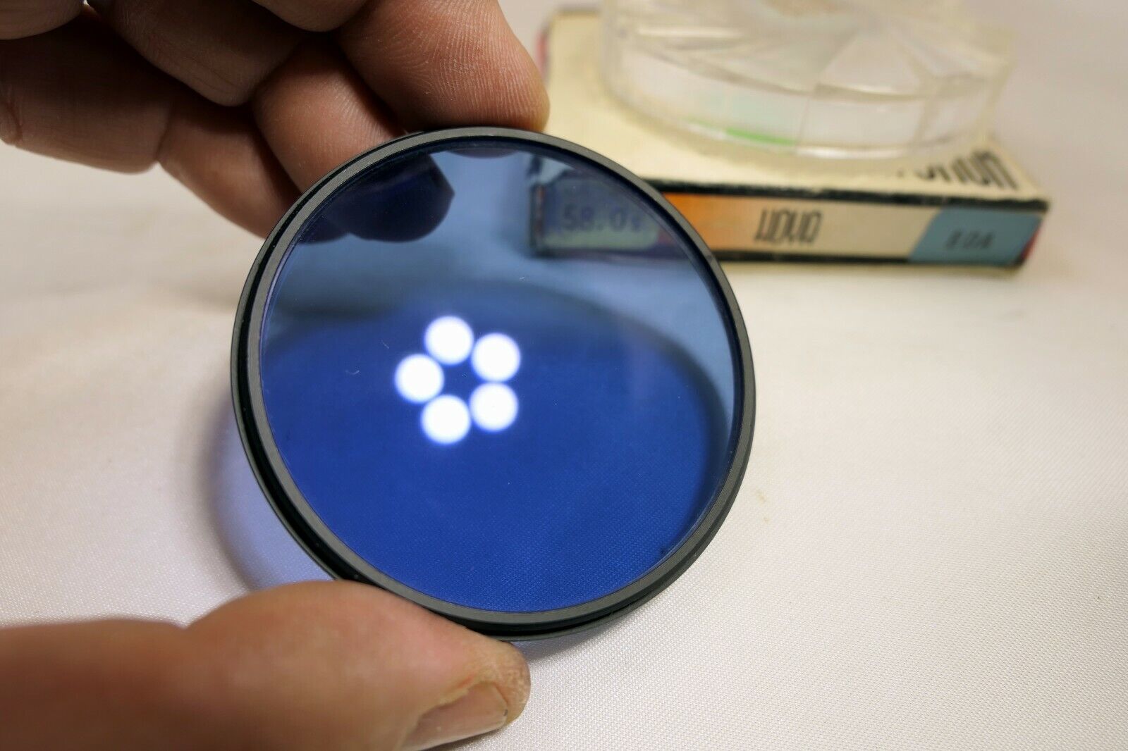 HOYA 58mm 80A Blue  Lens Filter screw in type boxed