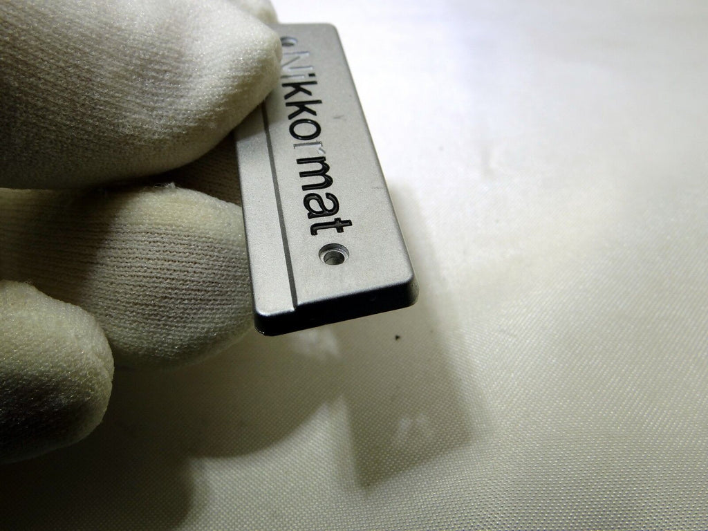 Nikon Nikkormat camera logo plate  decal only Parts