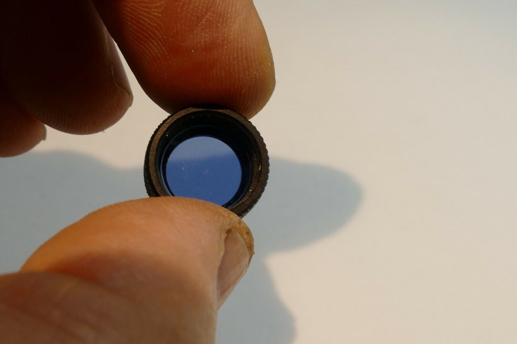 12mm threaded screw in Lens filter No 80B Blue cooling