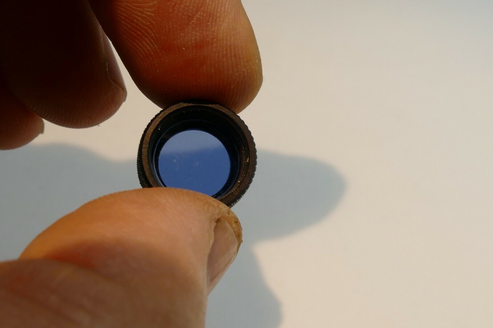 12mm threaded screw in Lens filter No 80B Blue cooling