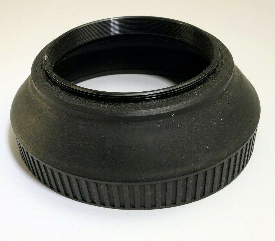 55mm Lens Hood Shade Rubber double threaded telehoto for 85mm 50mm f1.8 f1.7