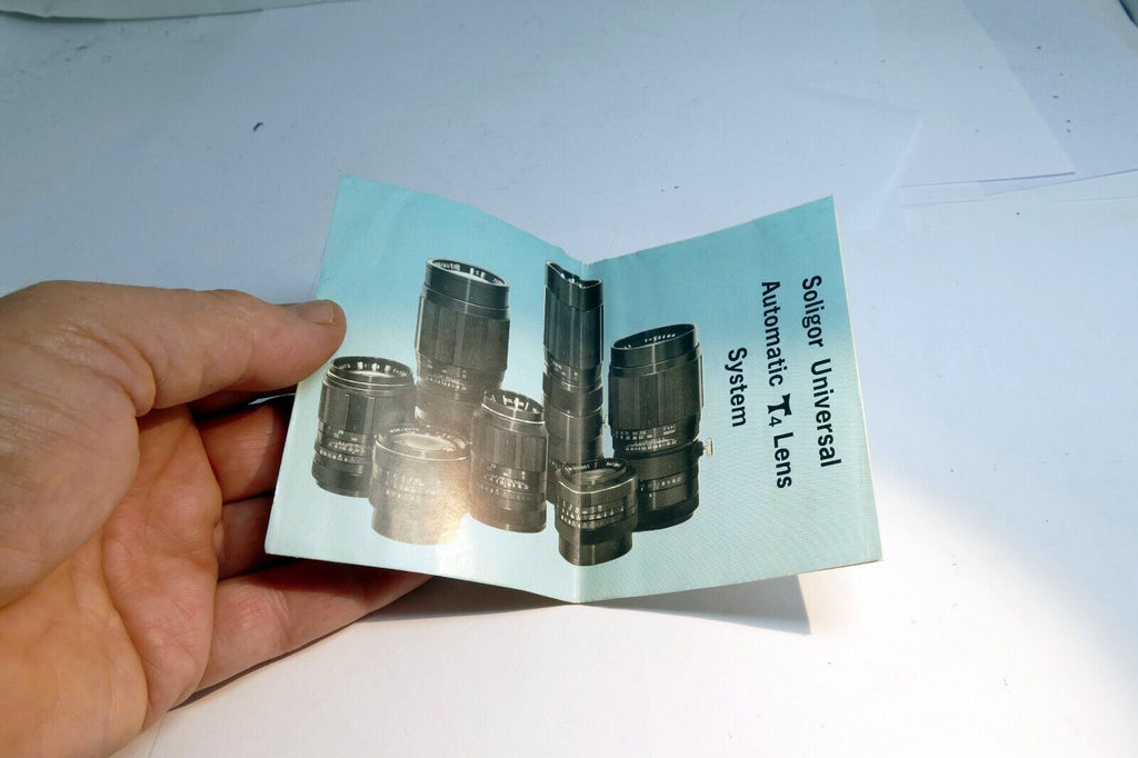 Soligor Universal T4 mount Lens System Brochure  English 28mm 105mm 300mm