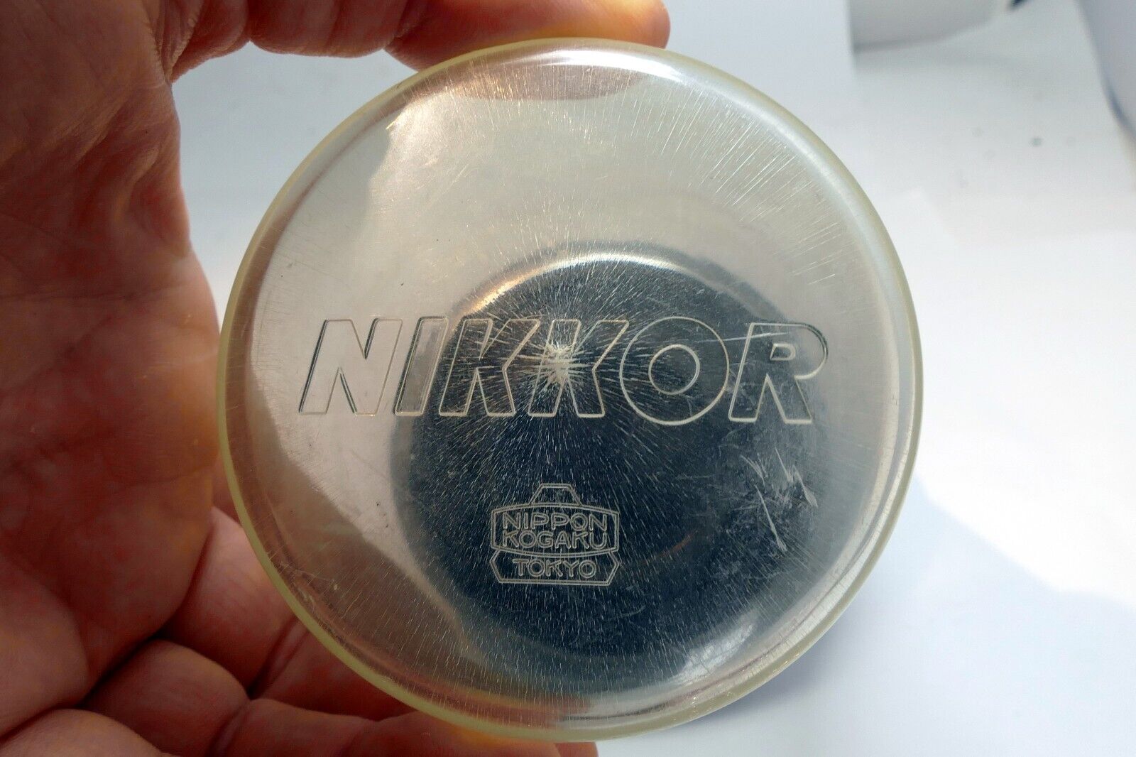 Nikkor Clear Plastic Protective Case Nikon 85mm f1.8 105mm f4 Ai-s genuine OEM