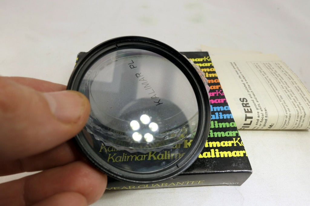 KALIMAR 62mm PL Polar Polarizer Lens Filter  - - -  old stock - never used boxed