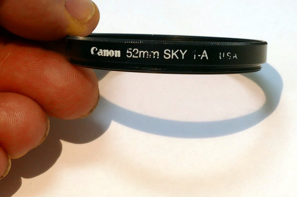 Canon 52mm Filter SKY 1-A skylight made in USA 50mm f1.4 nFD - EOM Original