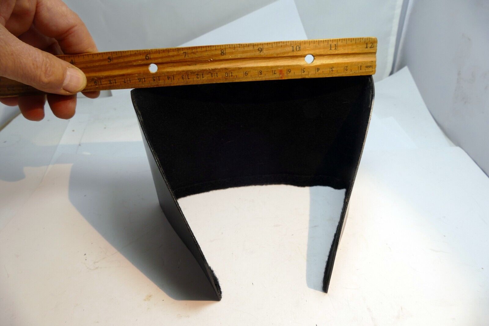16mm hard  LCD Hood for Camcorder Sunshade shade screen with hoop and loop