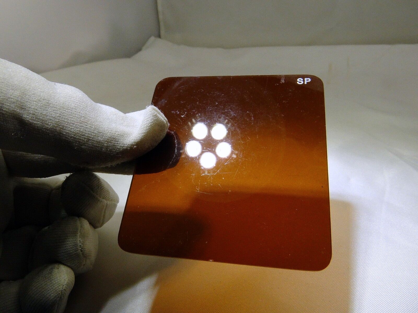 SP 26X29mm Square Sepia Lens Filter