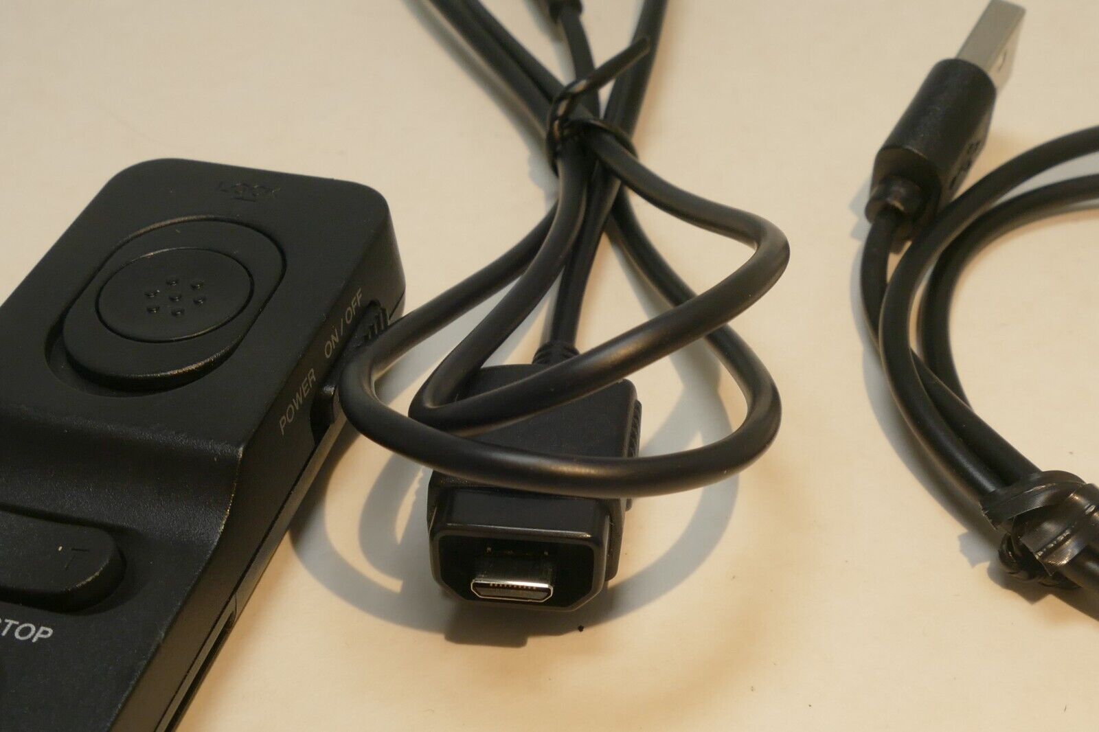 SONY RMT-VP1K Remote Commander with two and three pin cables.