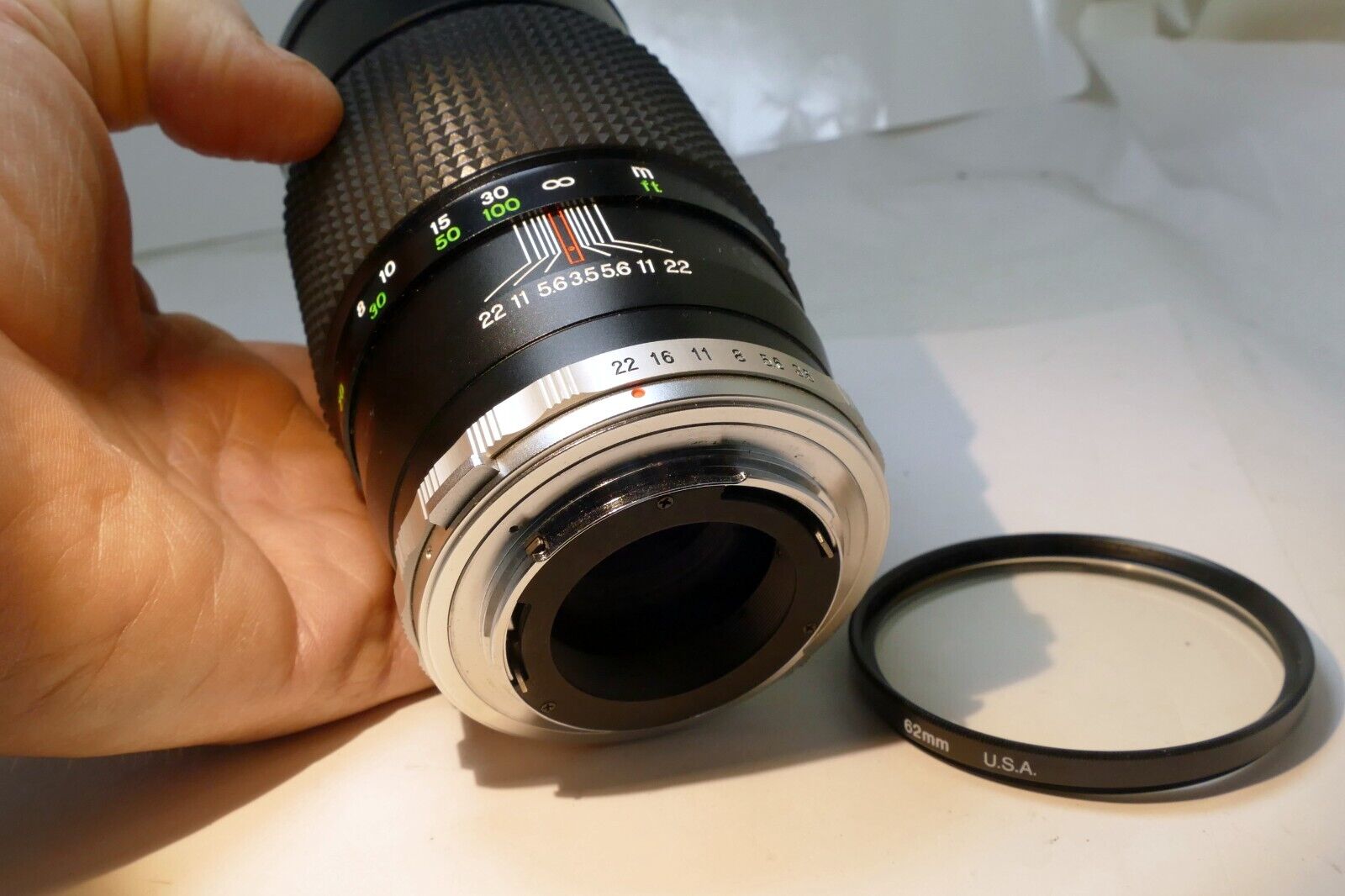 Soligor 200mm f3.5 for Olympus OM manual focus Telephoto prime Lens