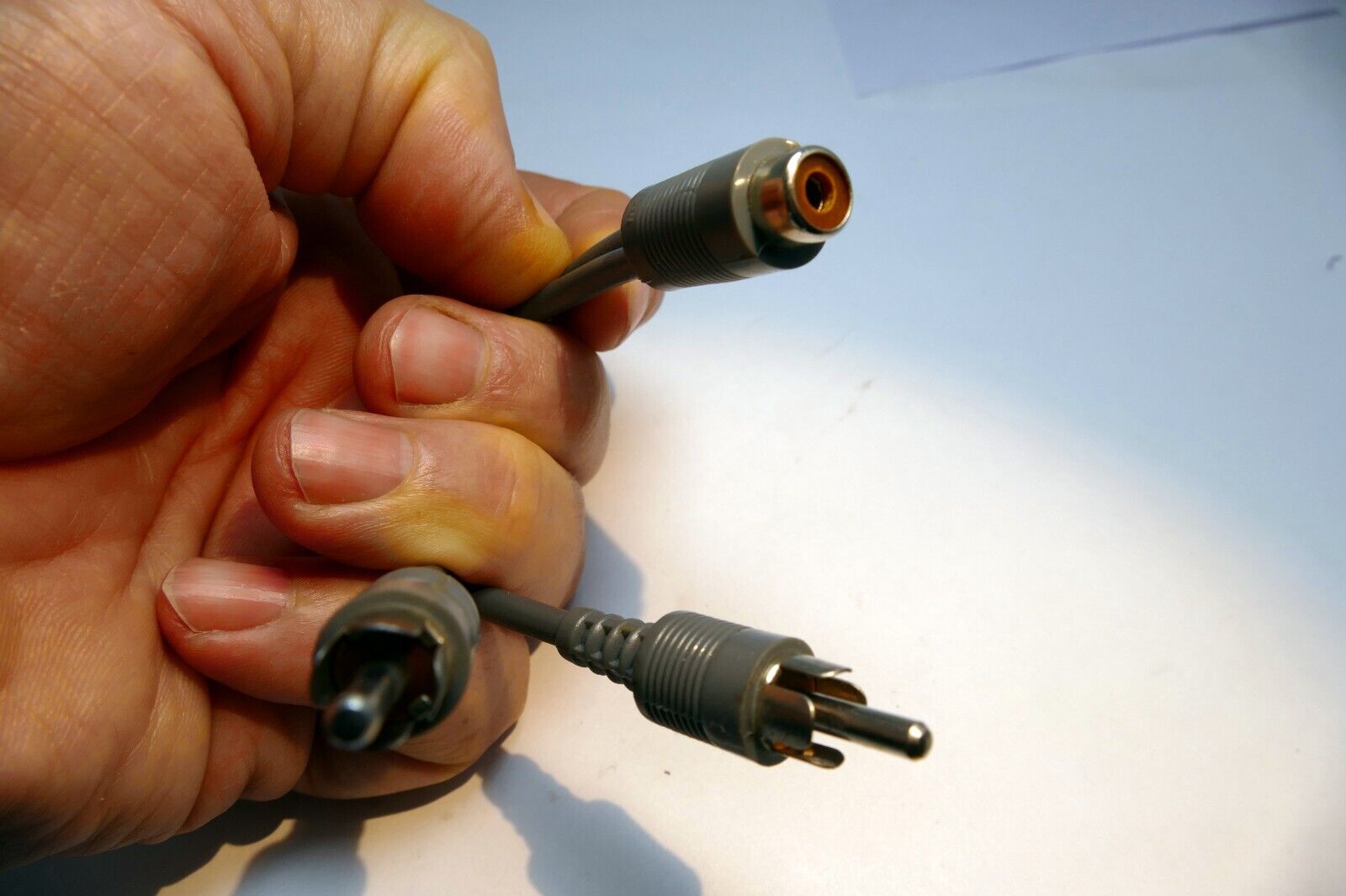 RCA Male to RCA Female   Audio  Cable  adapter plug