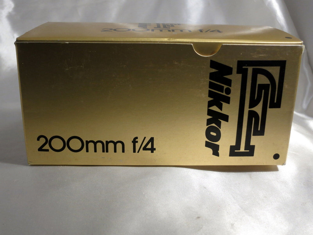 NIKON Nikkor F 200mm f/4 Lens Empty Box (only!) Made in Japan 5403010