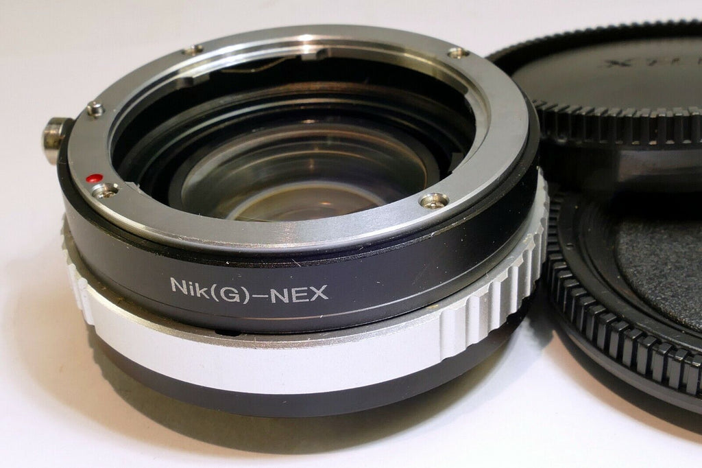 Focal Reducer Lens Booster Adapter Nikon G to Sony E mount α6300 α6500 cameras