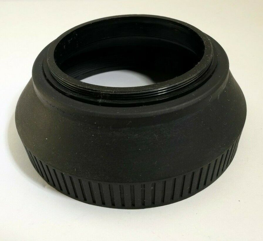 Lens Hood Shade Collapsible Rubber 52mm Telephoto double threaded for 135mm f2.8