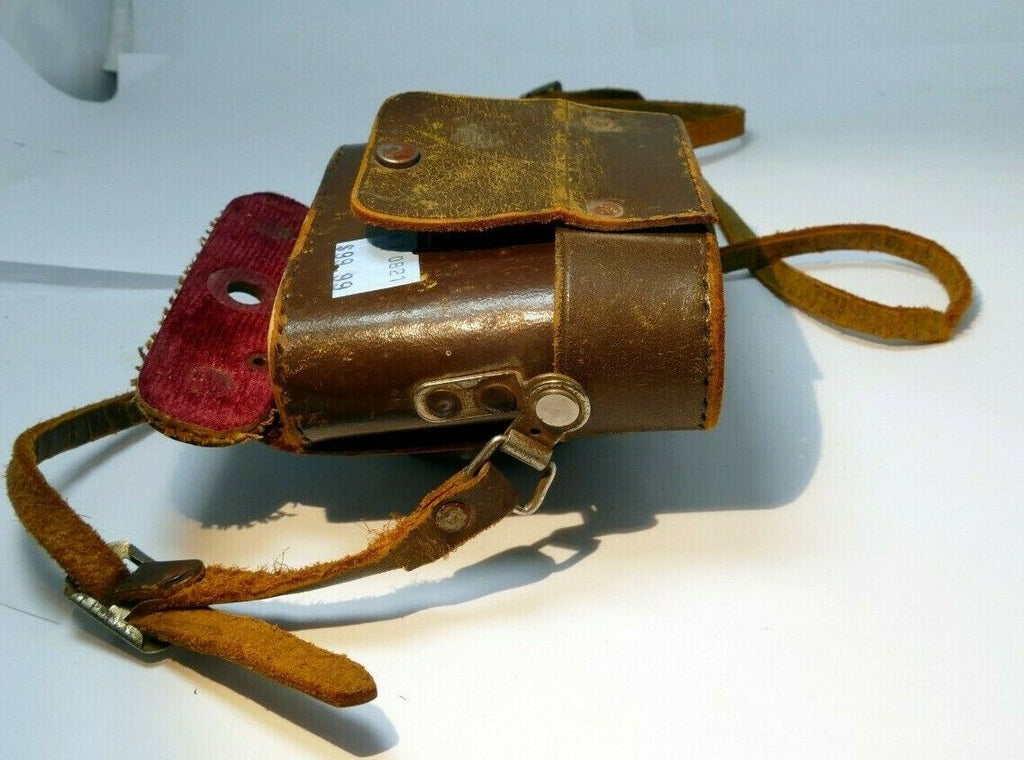 Leather case for Gelto D-III Camera Toakoki Seisakusho - AS IS PARTS - damaged