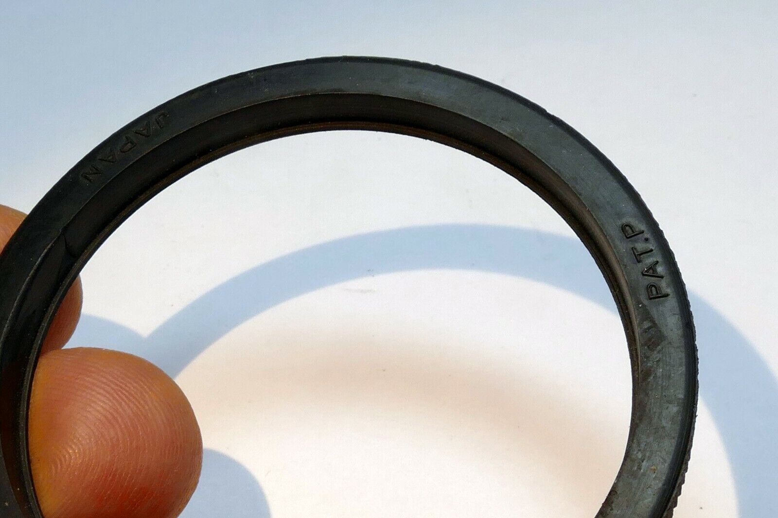 Ribbed Rubber rim for 52mm 55mm filter for lens