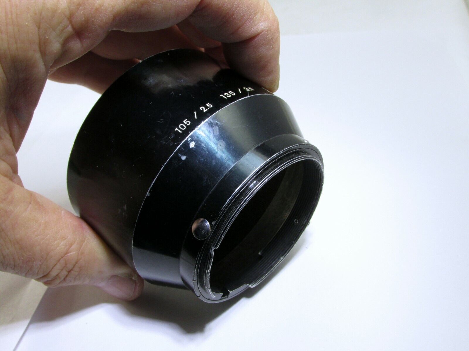 Nikon F Hood Shade Metal clip on for 135mm f3.5 85mm f2.0 105mm f2.5 Nikkor