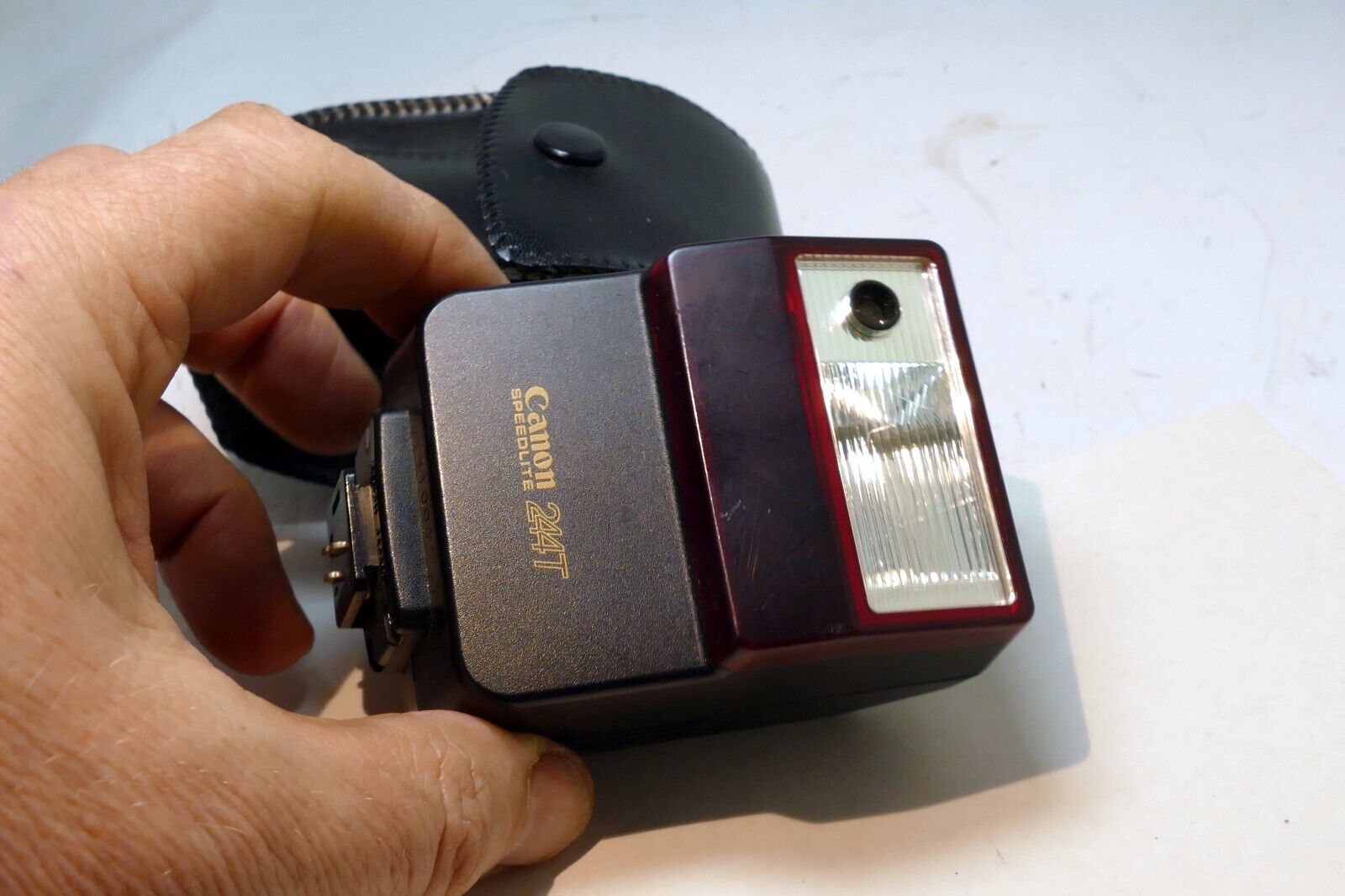 Canon 244T FD Speedlight Shoe Mount Flash - tested ,  works good