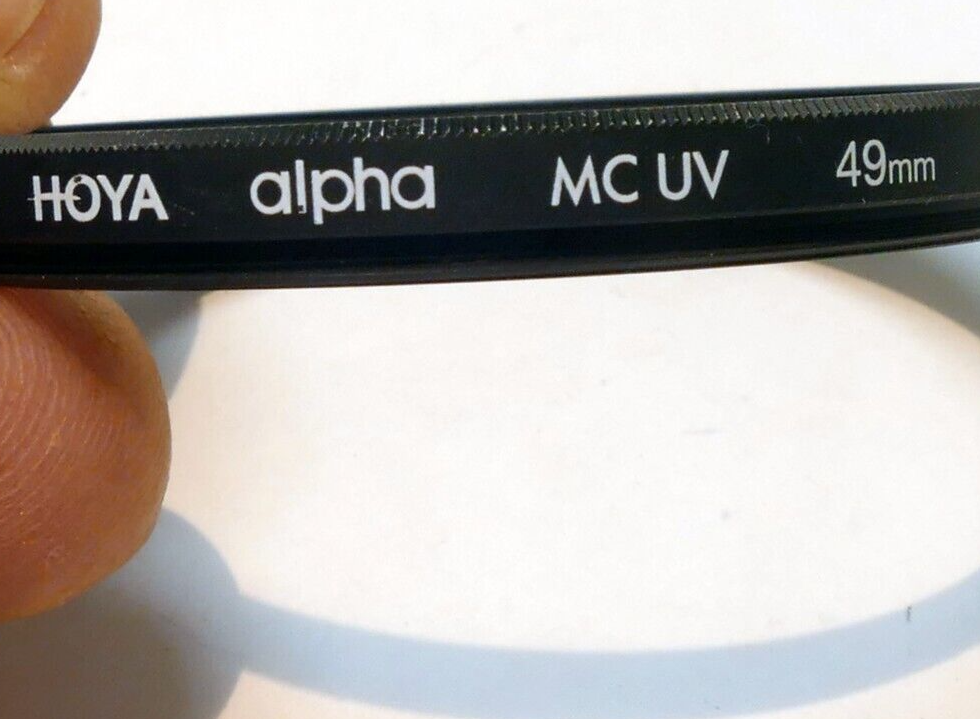 HOYA Alpha MC UV  49mm Multi-Coated Lens Filter made in Philippines