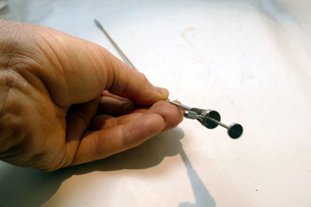 Metal Straight Cable Release - 12 inch 1 foot  long vintage