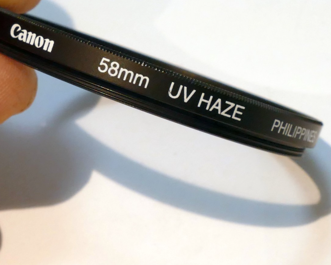 Canon 58mm UV HAZE  Filter - genuine OEM