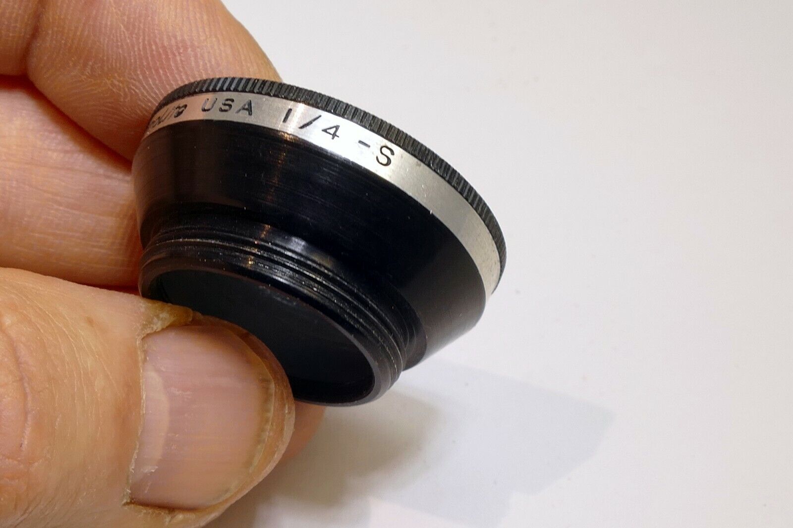 Ednalite  series  IV 4 Metal Lens Hood 25mm screw in type shade