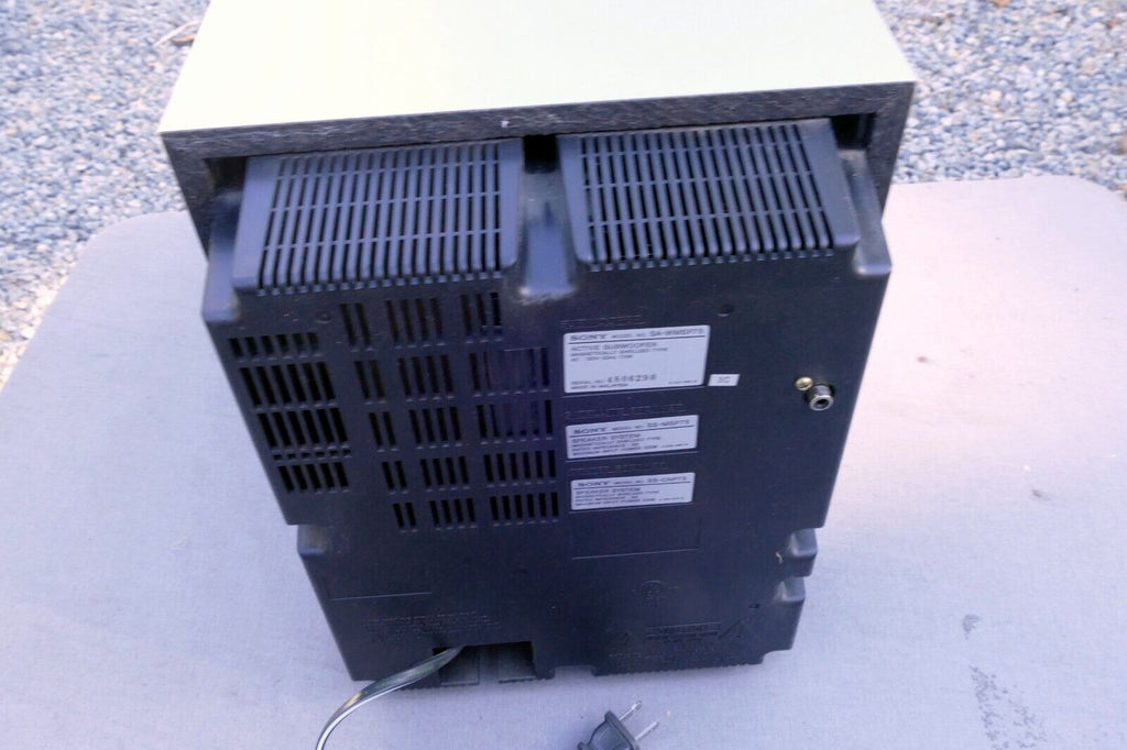 Sony Subwoofer Speaker SA-WMSP75 Active Powered AC 120V 60Hz 75W SILVER *Tested*