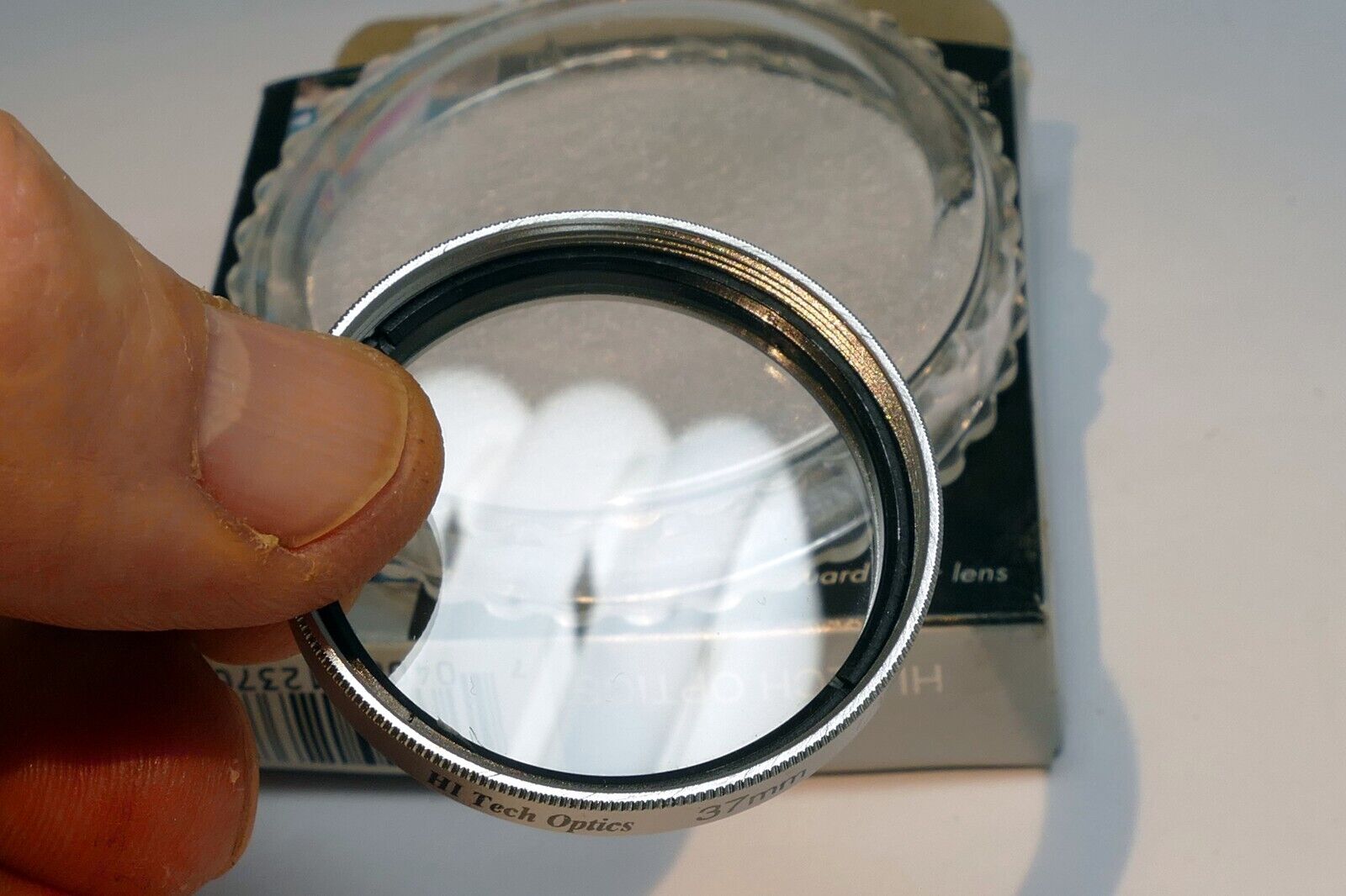Hi Tech Optics 37mm MC UV Lens Filter Multi-Coated for camcorder (chrome rim)
