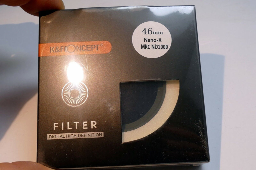 46mm K&F Nano X ND 1000 3.0 10 Stop Neutral Density Lens Filter IR