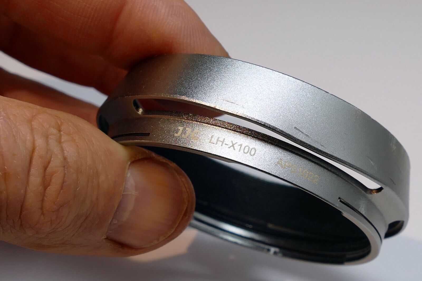 LH-JX100 LA-49X100 Lens Hood for Fujifilm X100 X100S cameras shade AS IS damaged