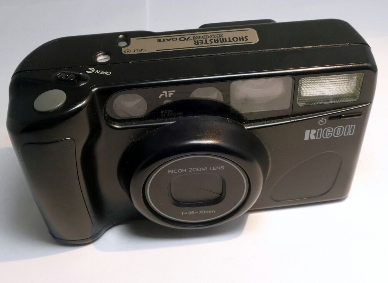 RICOH Shotmaster Zoom 70 35mm Camera with Strap  - untested AS IS