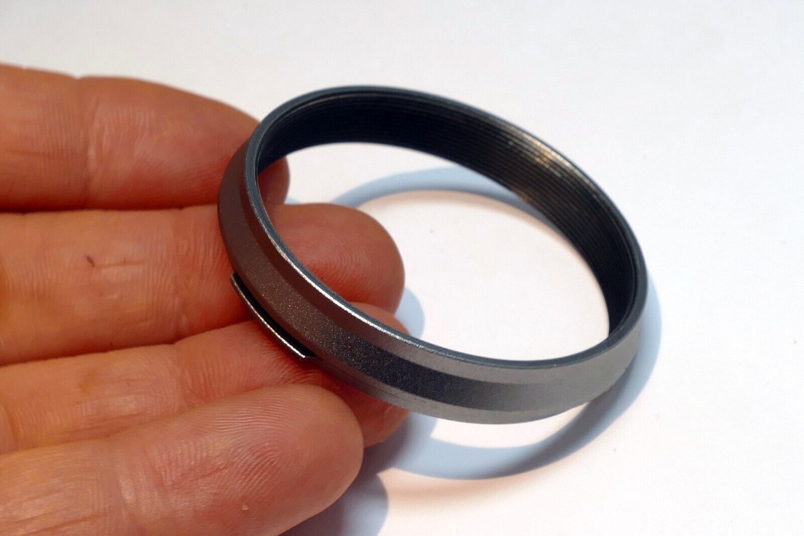 49mm Adapter ring for JJC LH-X100 Hood Shade for Fujinon X100 camera lens Gray