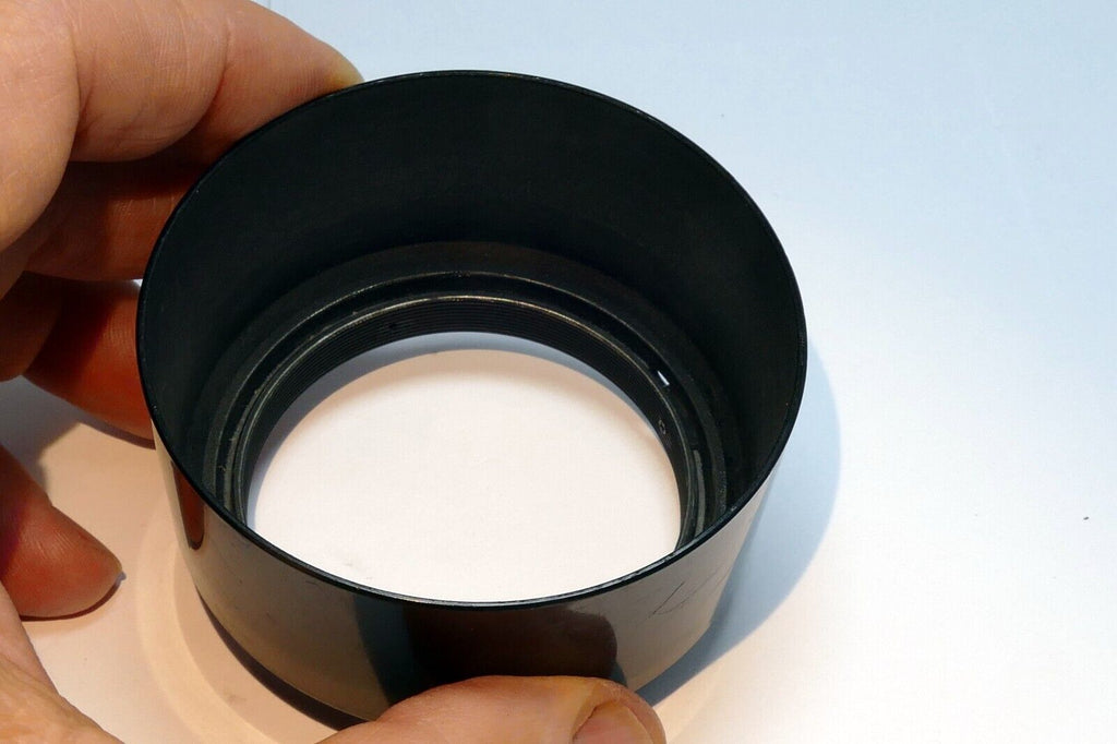 55mm Lens Hood Shade snap on plastic for 85mm 135mm telephoto