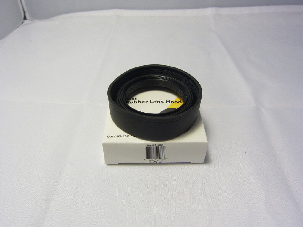 Collapsible Rubber Pro Series Lens Hood 52mm Mint Condition Telephoto 135mm 200m