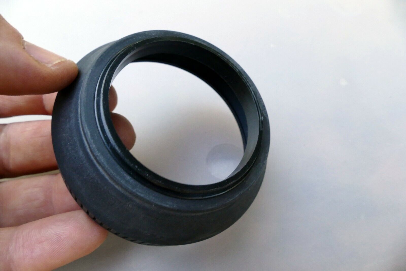 55mm Rubber Lens Hood Shade collapsible vintage screw in type