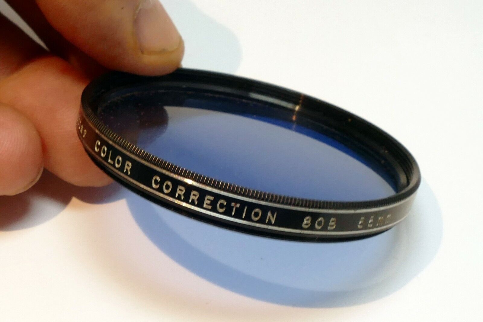 Vivitar 55mm Filter 80B  multi-coated deep blue cooling made in Japan