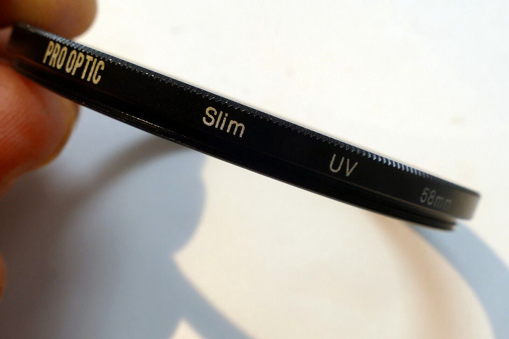 Pro Optic Slim UV 58mm Lens Filter Haze slim / low profile wide angle