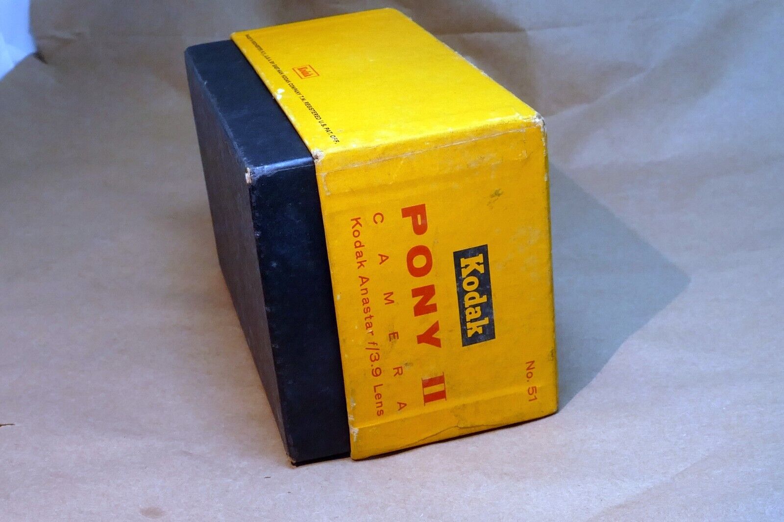 Kodak PONY II No. 51 Empty Box (only ) for camera vintage
