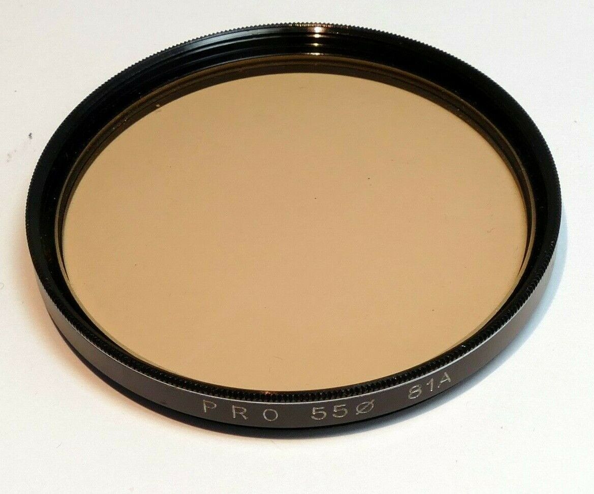 Promaster  55mm Filter Cloud A20 81C  light amber worming made in Japan