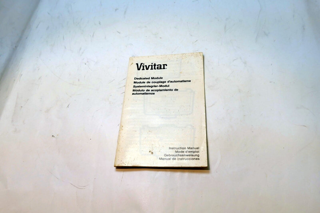 Vivitar Dedicated Module DM C/ N2/ N Instructions manual guide English EN