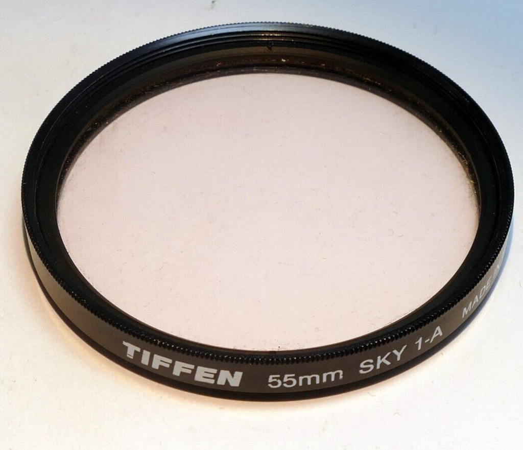Tiffen 55mm Filter Sky 1A Skylight -  excellent condition - made in USA