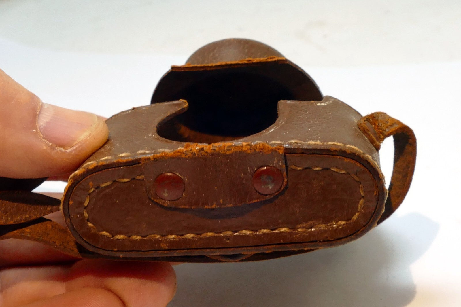 Leather Camera Case for Rubix 16mm camera miniature vintage