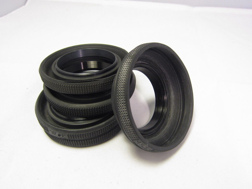 Rubber Lens Hood 49mm Screw inType  (Sold Separately)