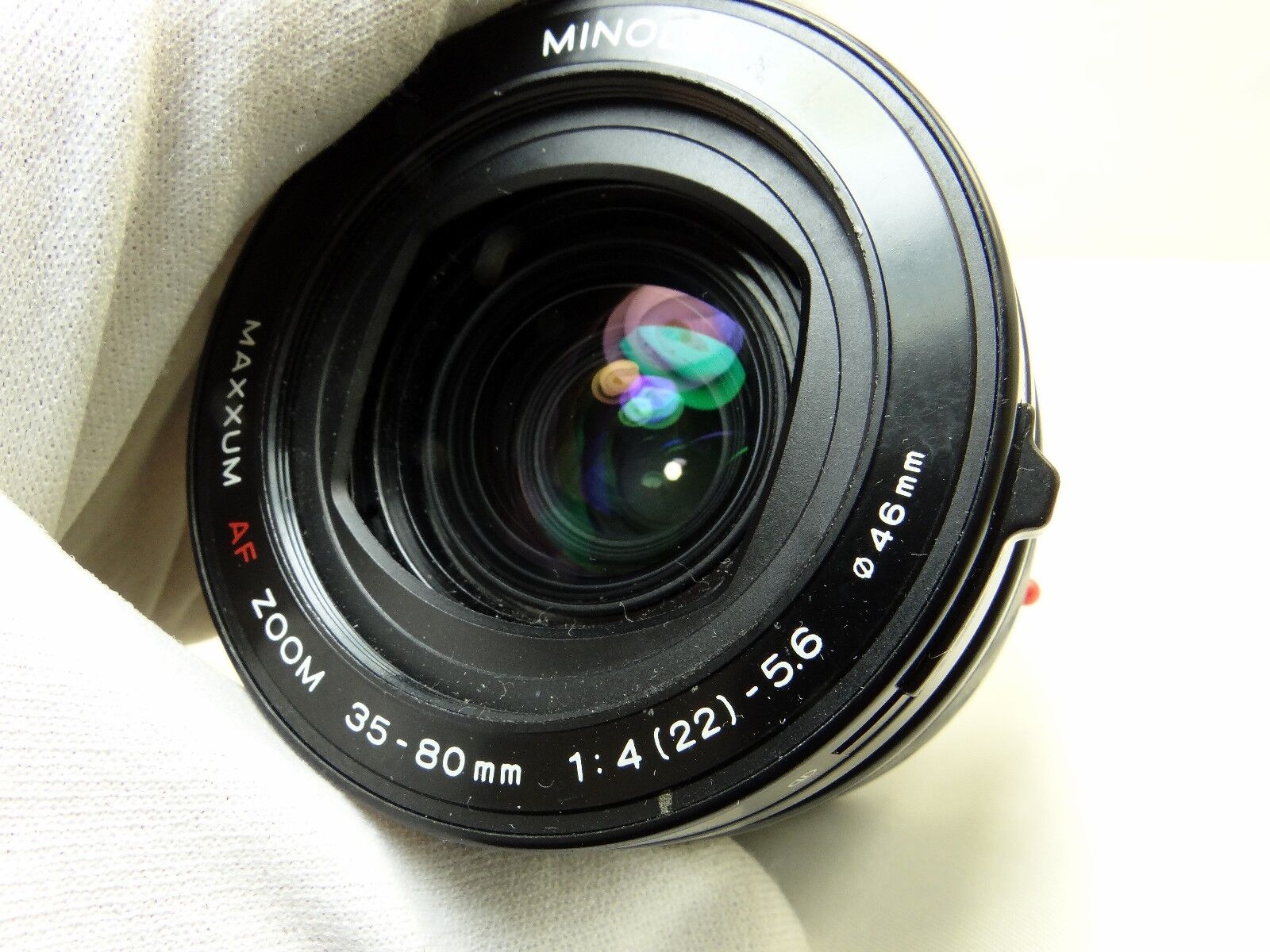Minolta 35-80mm f4-5.6 Lens Maxxum Haze inside - Parts or Repair AS IS