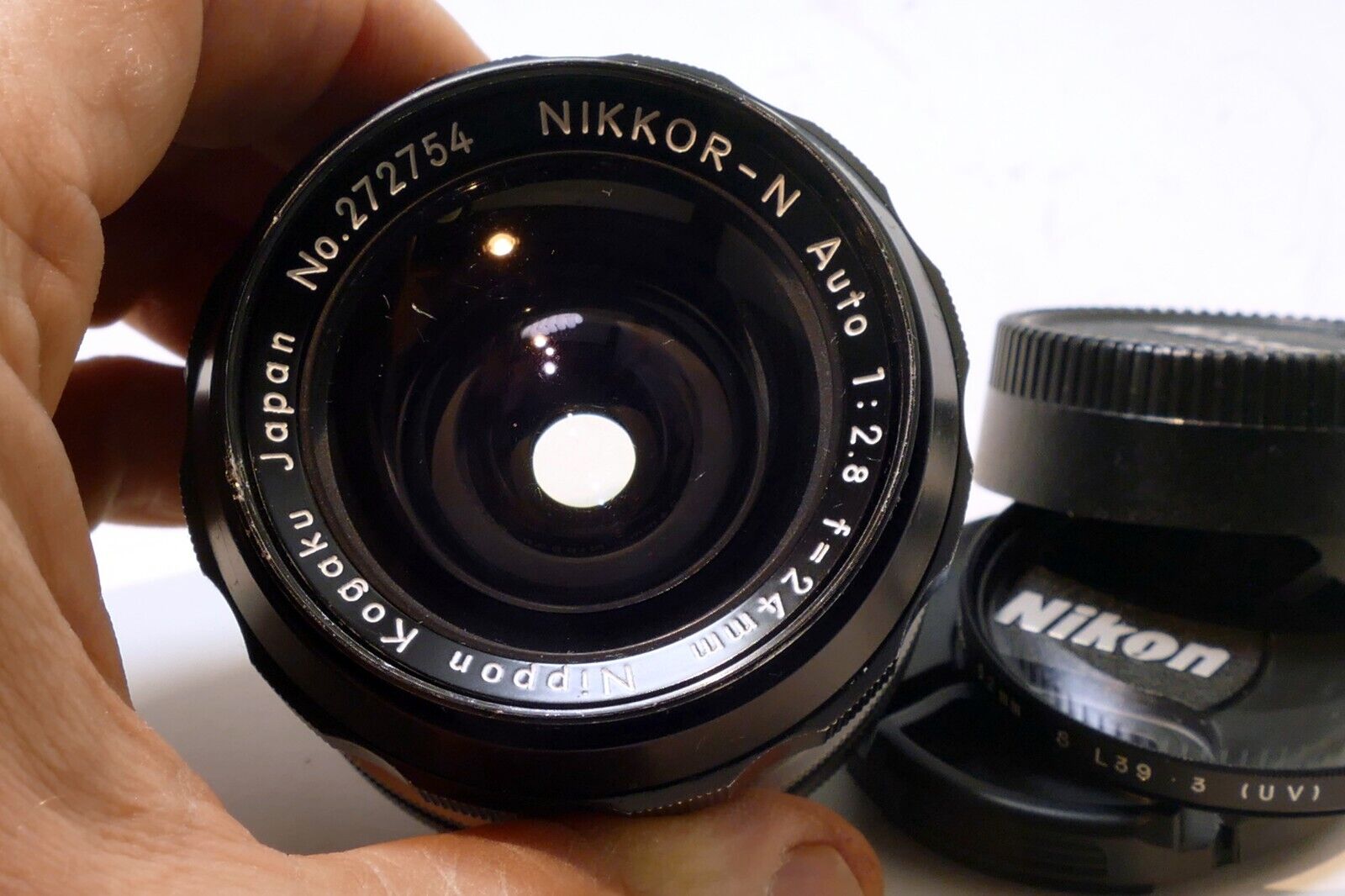 Nikon Nikkor-N Auto Non Ai 24mm f2.8 Manual Focus Lens prime - HOME AI'd