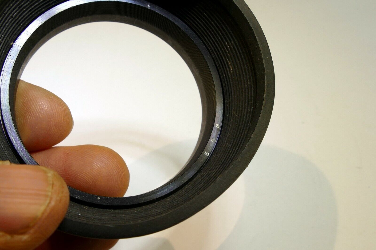 PRINZ 55mm Rubber Rigid Lens Hood Shade for normal 50mm f1.7 f1.8 lenses