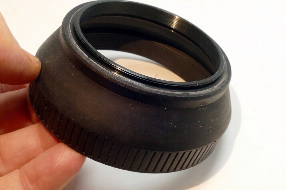 67mm Rubber Collapsible Lens Hood Shade wide angle double threaded screw in