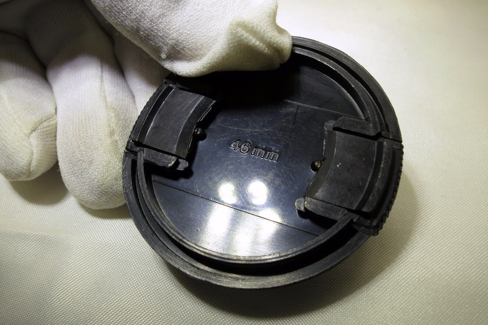 Camera 46mm Front Lens snap on type plastic generic