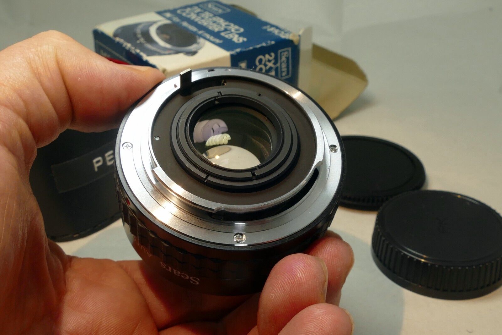 Sears Multi-Coated 2X Lens teleconverter for Pentax K PK mount manual focus