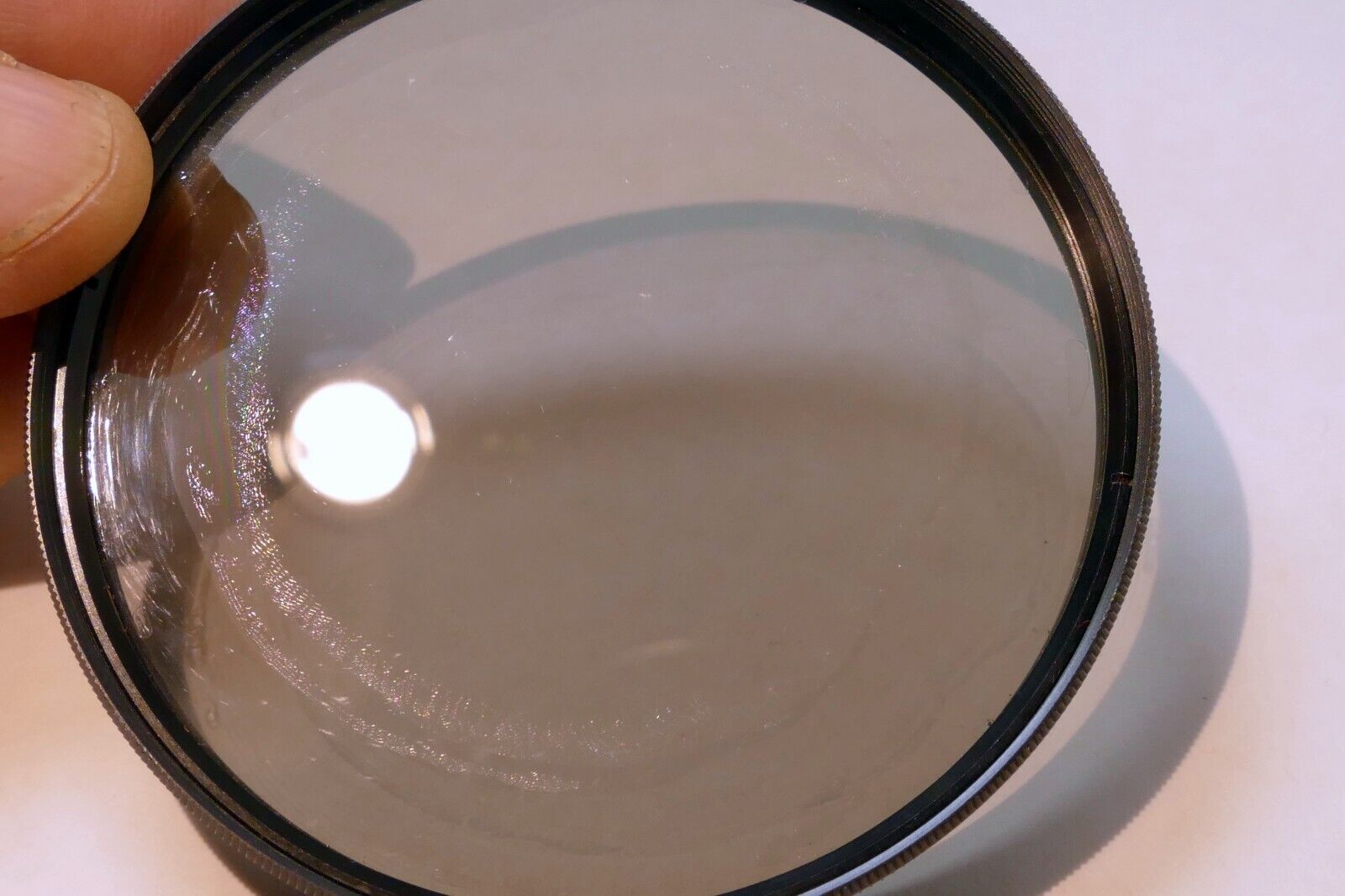 Digital 72mm PL Filter Polarizing Polar - DAMAGED coating, separation for artist